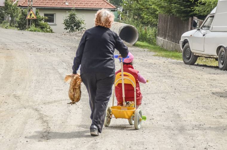 A nap fotója: „multitasking falun”