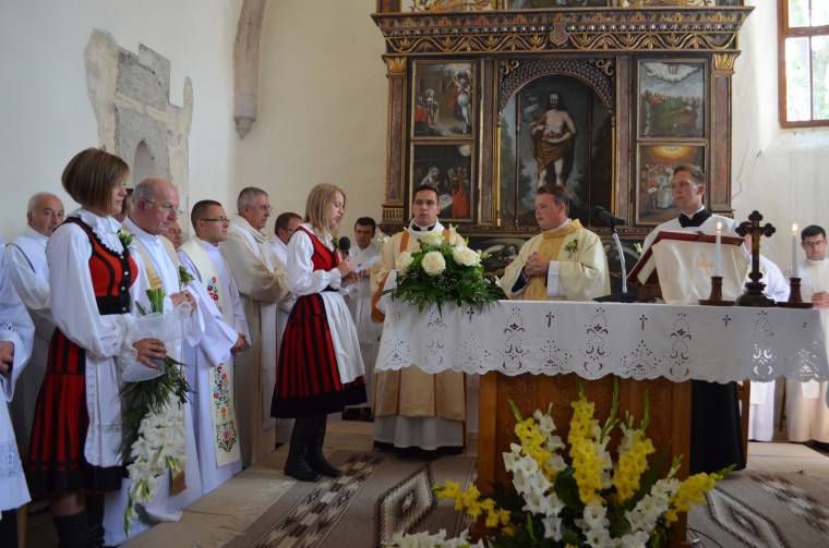 Első miséjét tartotta Obermájer Ervin Csíkdelnén