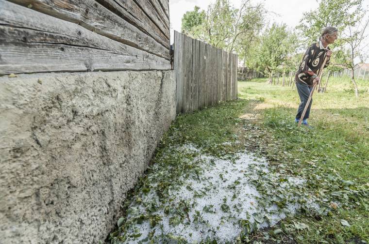 Jégeső Szépvízen: jelentős a kár