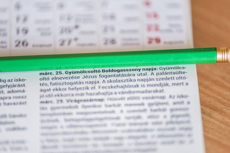 Március 25., Gyümölcsoltó Boldogasszony ünnepe