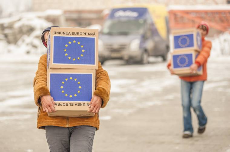 Elkezdték az uniós élelmiszersegély osztását Csíkszeredában