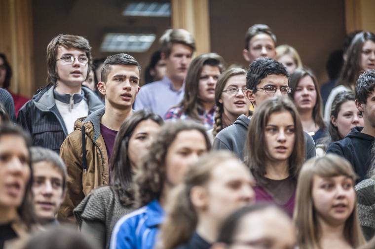 Csíkszeredából is bekapcsolódtak a közös szavalásba