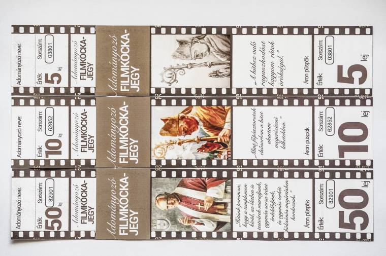 Adományozó filmkocka-jegyek Marosvásárhelyen is
