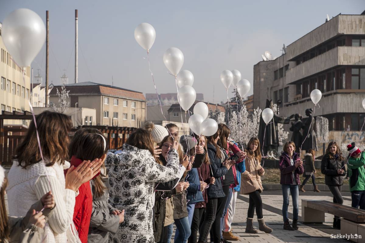 Egy tavalyi erőszakellenes rendezvény. Egyre többet beszélünk a problémáról •  Fotó: Veres Nándor