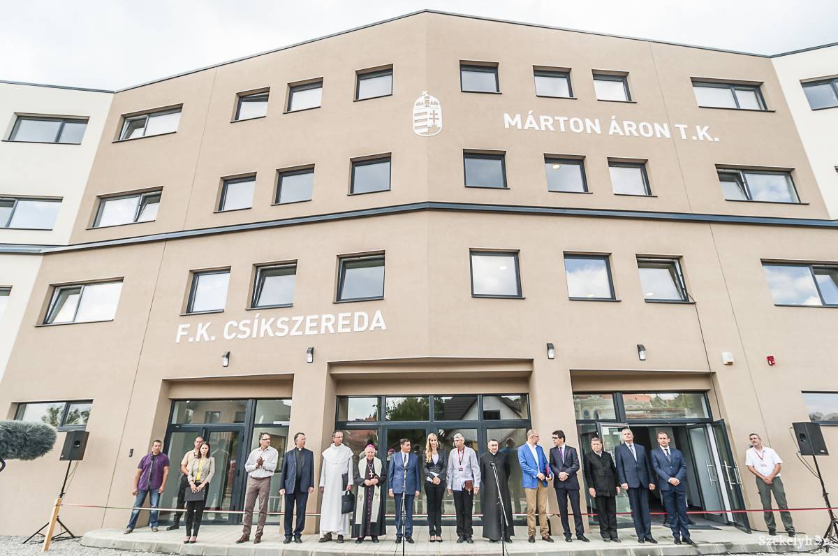 A Márton Áron Tehetségkutató avatásán. Megtérülő befektetés •  Fotó: Veres Nándor