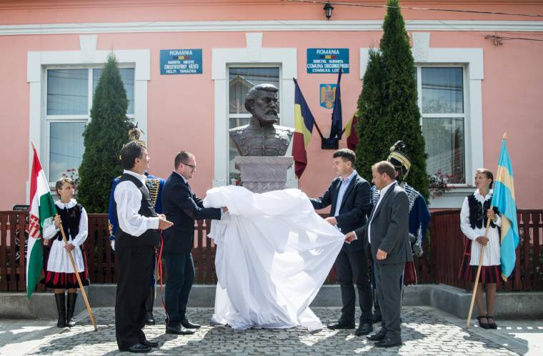 Gál Sándor-szoboravató Csíkszentgyörgyön