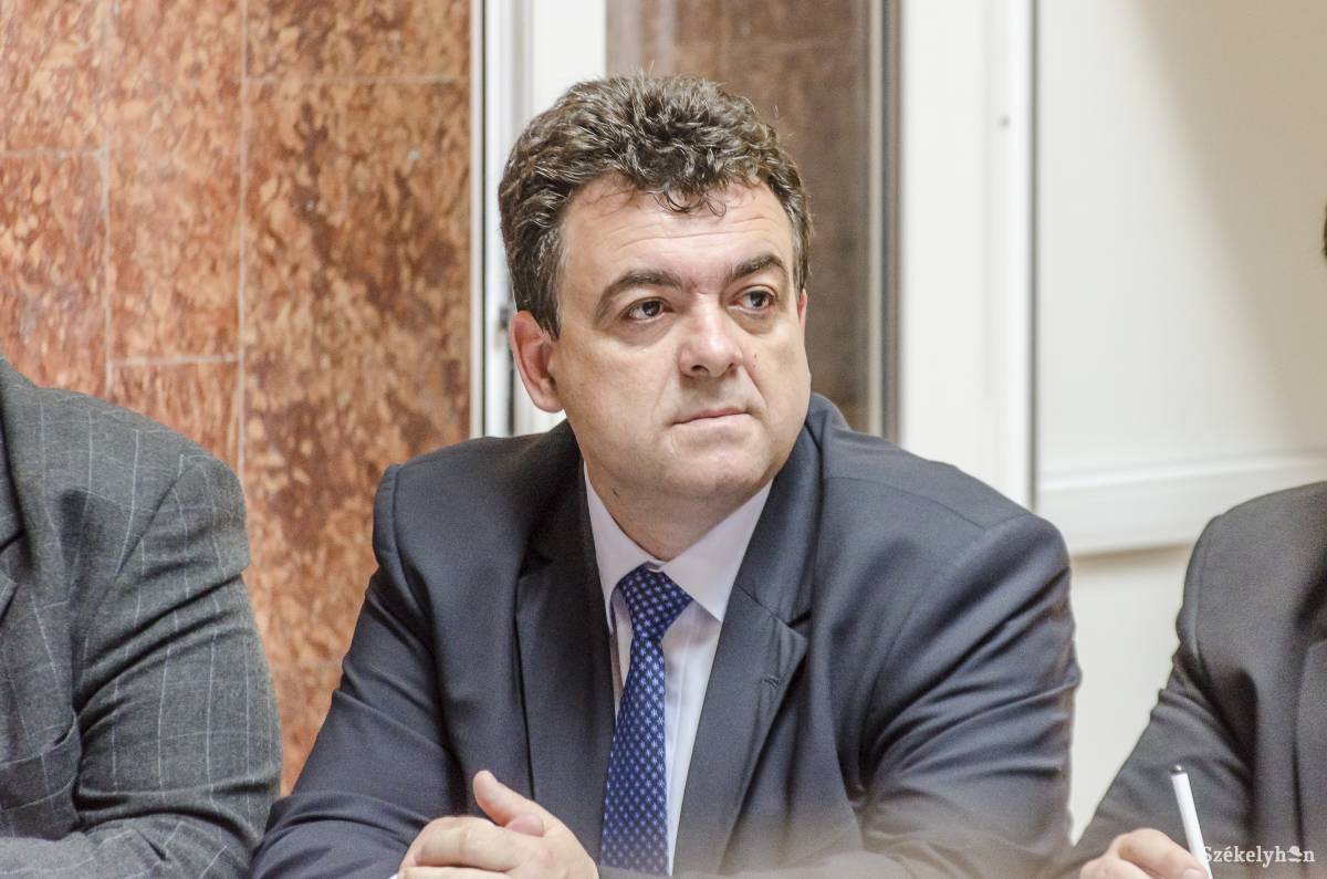 Albert Mátyás. Nagy megtiszteltetésként élte meg, hogy átvehette a díjat •  Fotó: Gecse Noémi