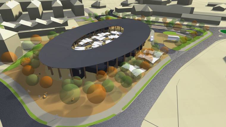 Látványterven az új csíkszeredai piac