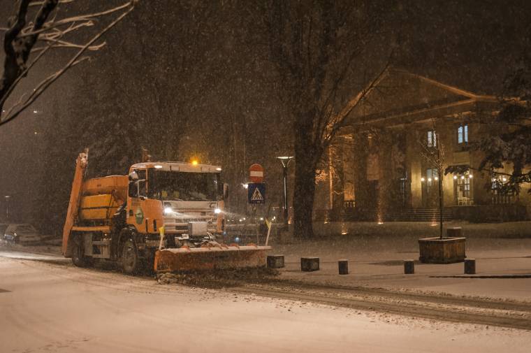 Március végén ismét beköszöntött a tél Csíkszeredába