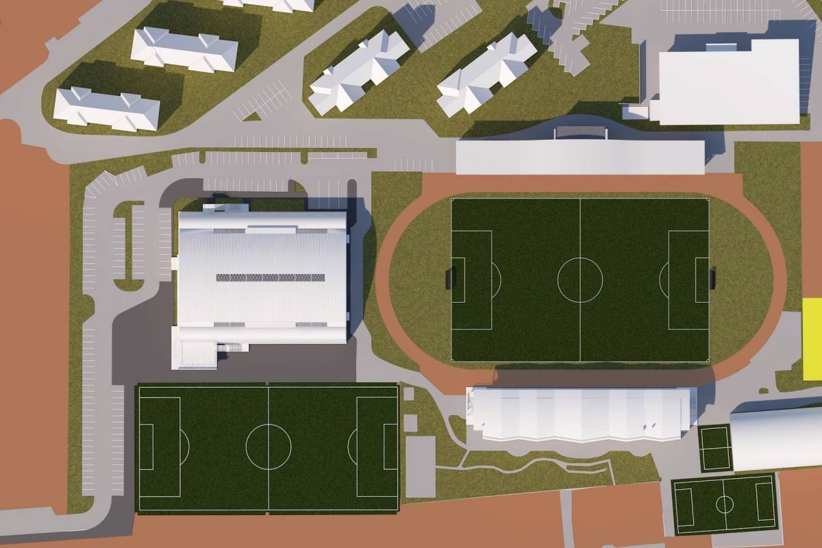 Bővül a sportbázis Csíkszereda közepén. Forrás: SC Architectura 