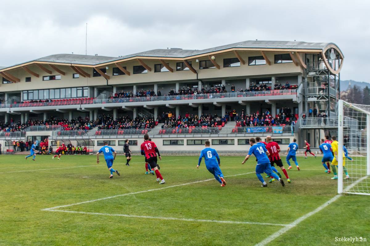 Ősszel az FK Csíkszereda hazai pályán 1–0-ra nyert a bukovinaiak elleni meccsen. Archív •  Fotó: Sándor Csilla
