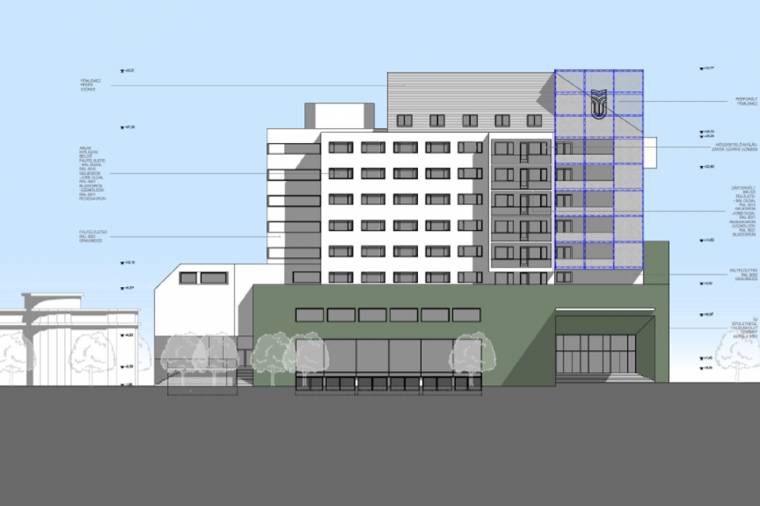 A csíkszeredai Sapientia egyetem főbejáratának helye is megváltozik