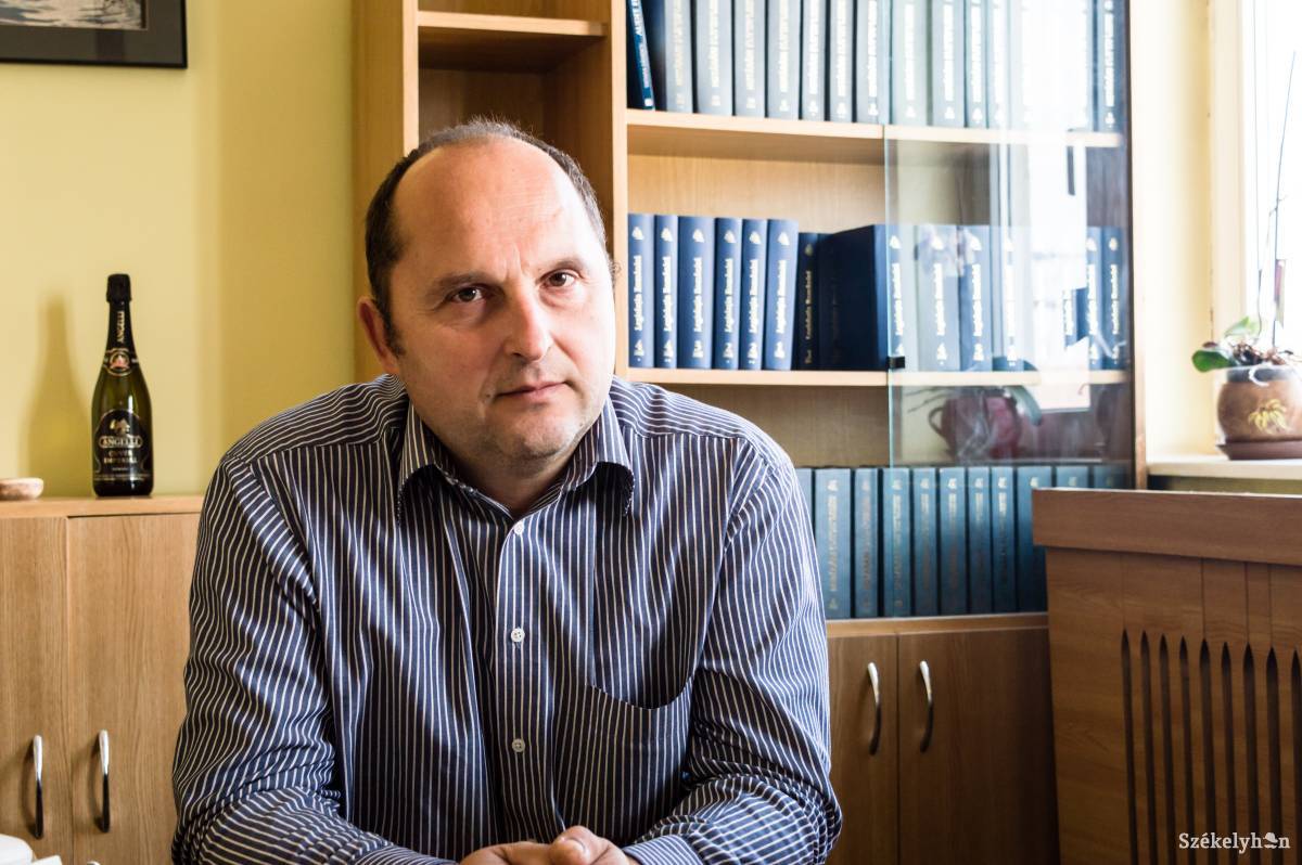 Reisz Attilát nevezték ki a csíkszeredai Goscom Rt. új igazgatójának •  Fotó: Sándor Csilla