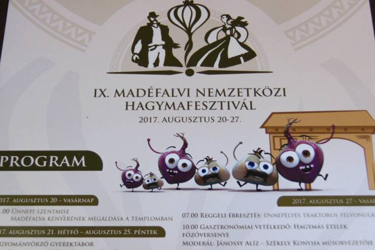 Egyhetesre bővült a hagymafesztivál Madéfalván