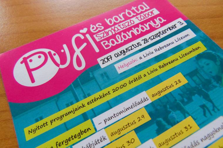 Várják a színjátszás iránt érdeklődőket Pufi táborába
