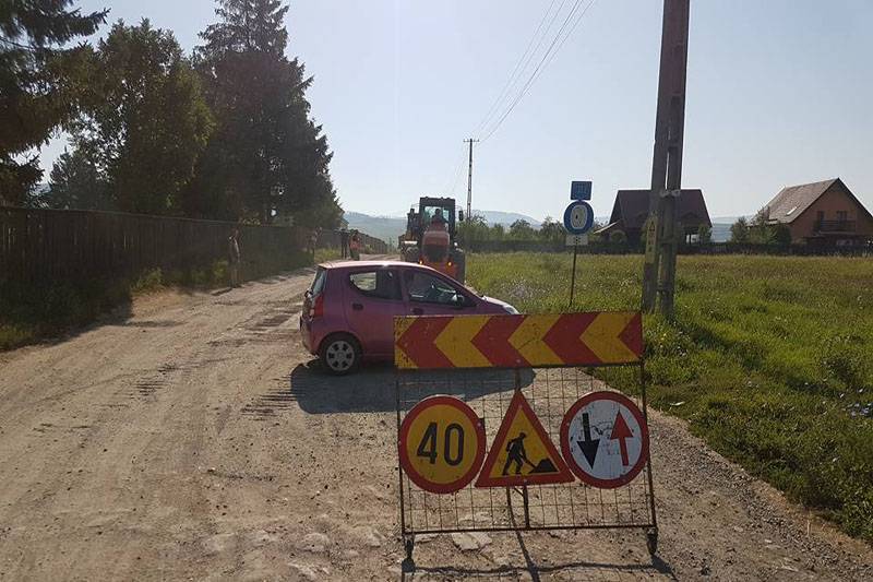 Közel három év után folytatják a munkát. Hosszúra nyúlt beruházás •  Fotó: Ferencz Csaba/Facebook