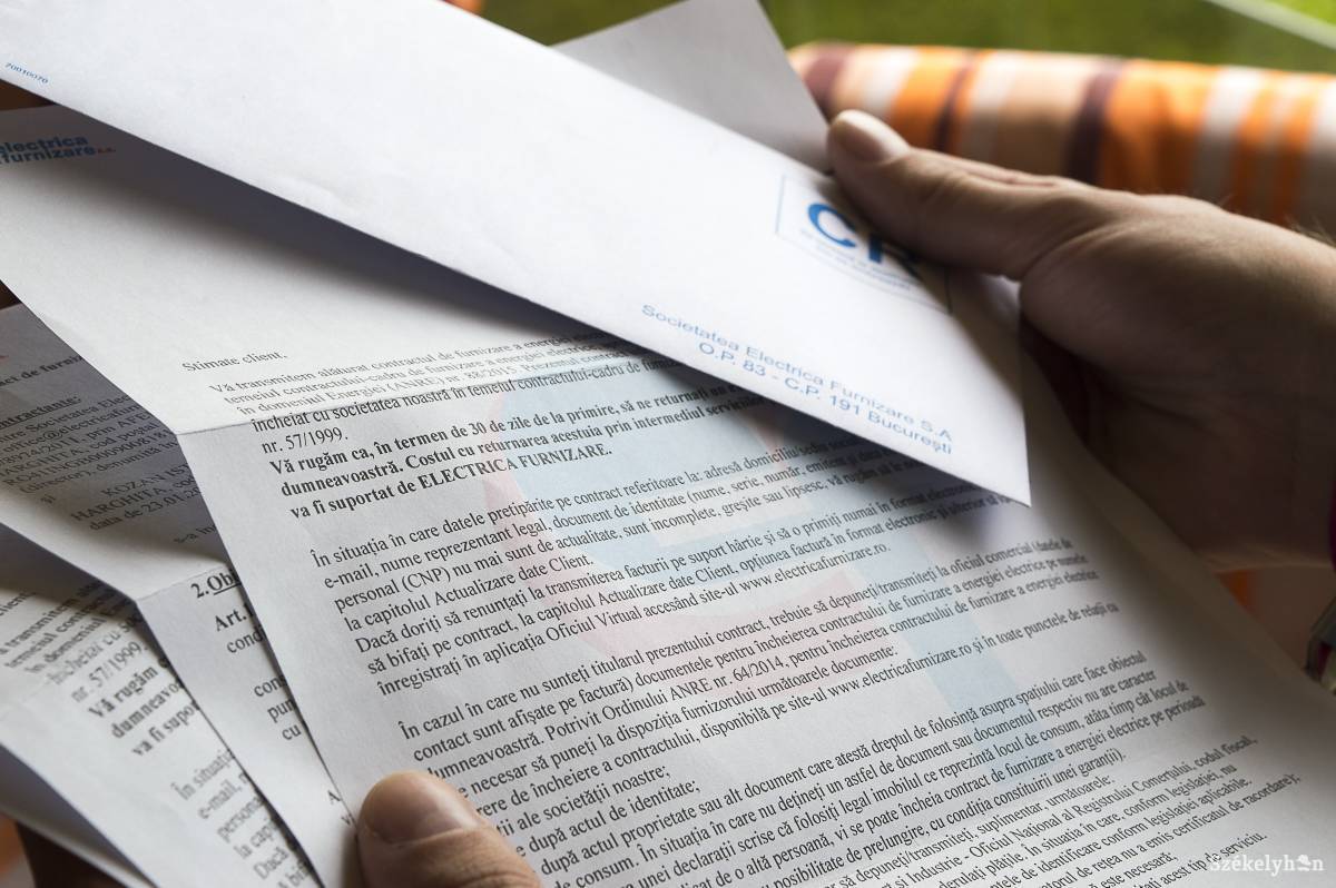 Vannak túlszámlázással kapcsolatos panaszok, mások azt nehezményezik, hogy a szolgáltató a becsült fogyasztásnál túl nagy értéket határozott meg •  Fotó: Sándor Csilla