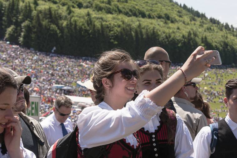 A 450. csíksomlyói pünkösdi búcsú fotókon