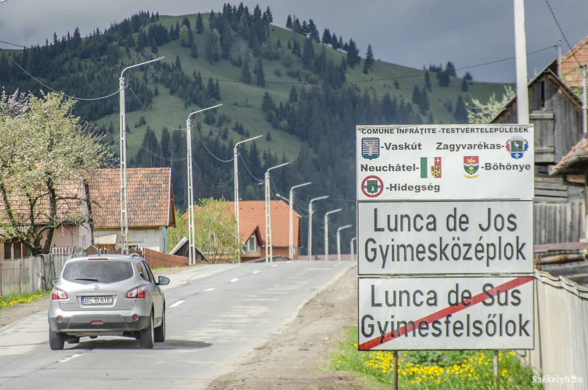 Gyimesközéplokon nemsokára munkához lát a kivitelezéssel megbízott cég •  Fotó: Pinti Attila