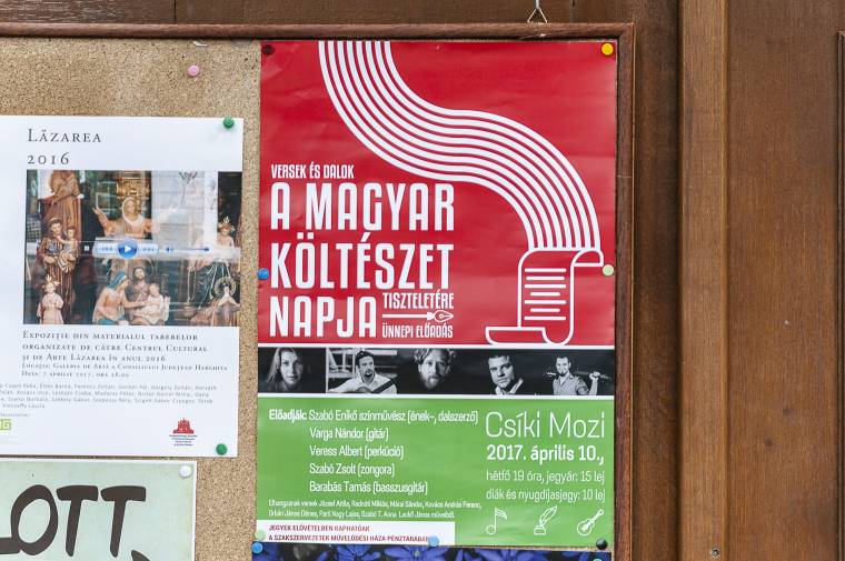 A magyar költészet napjára készülnek Csíkszeredában