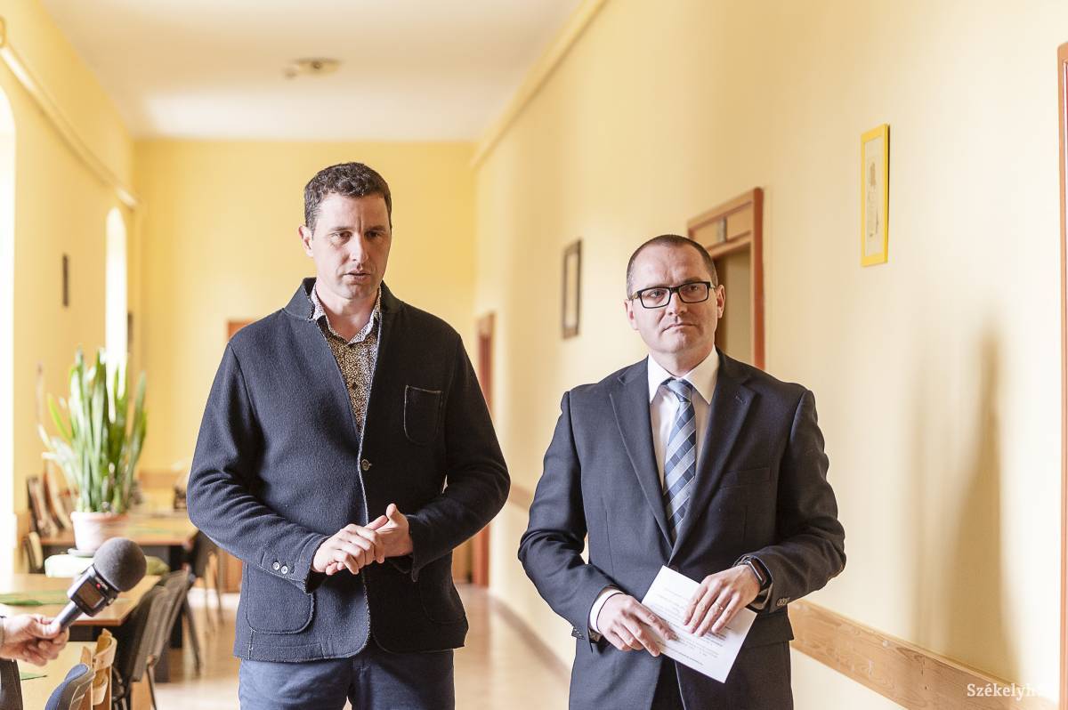 Tánczos Barna szenátor és Korodi Attila parlamenti képviselő. Archív felvétel •  Fotó: Gecse Noémi