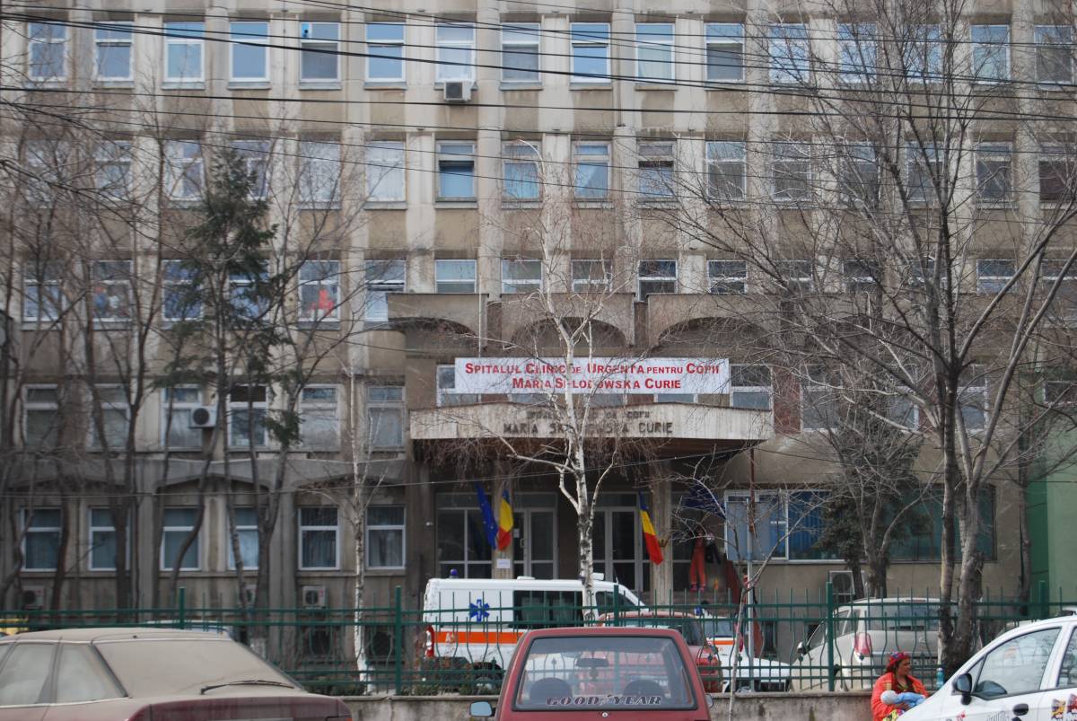 A Marie Curie kórház épülete •  Fotó: ghidcabinet.ro