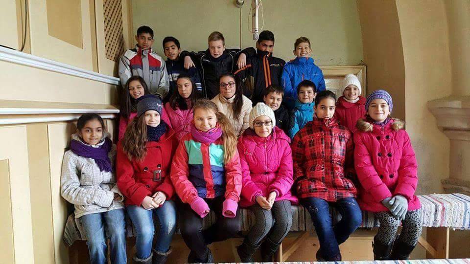 A Csíkszépvízi Szent László Gyermekkórus. Örök értéket szólaltatnak meg •  Fotó: Incze Sándor