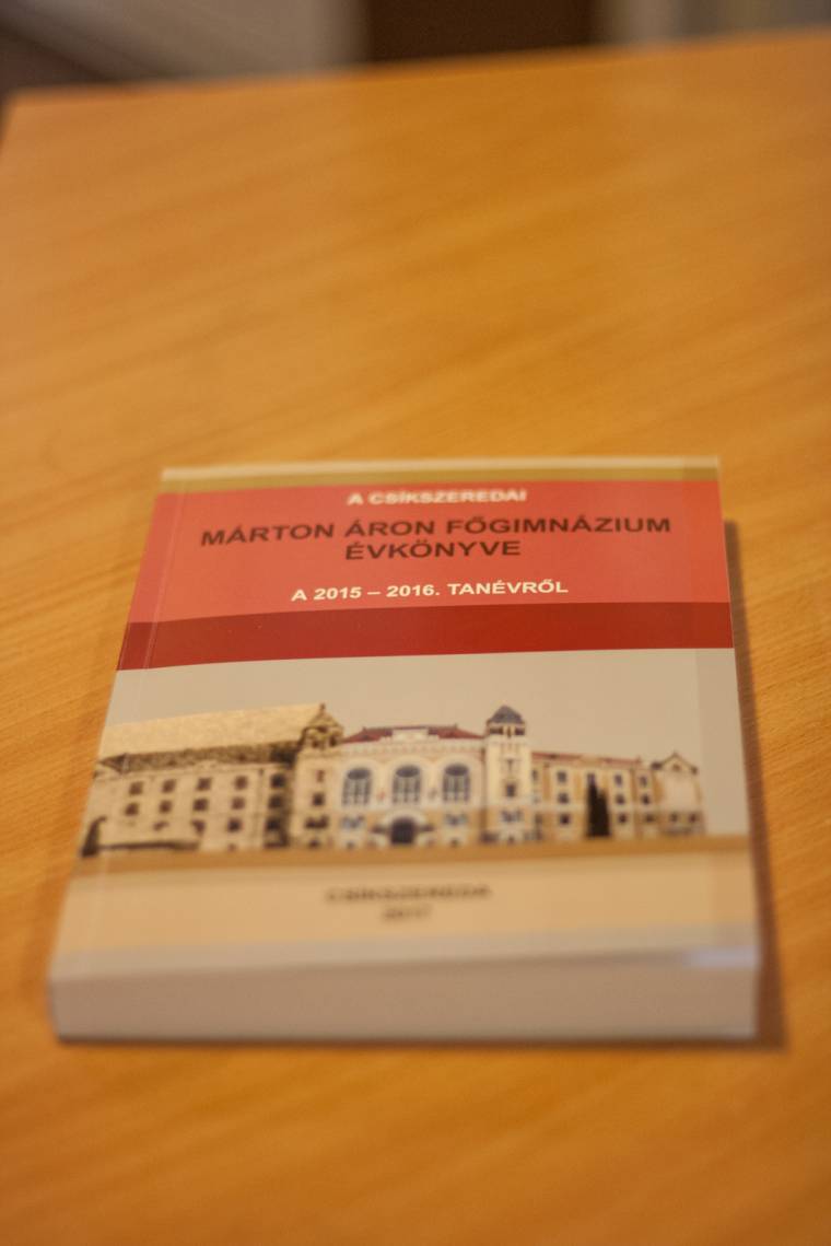 Megjelent a Márton Áron Főgimnázium évkönyve