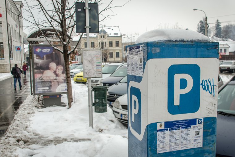 Csak az emléke marad a csíkszeredai parkolóautomatáknak