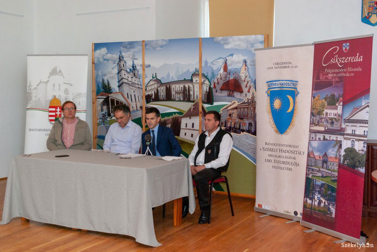 Háromnapos rendezvénnyel emlékeznek meg a századik évfordulóra •  Fotó: Gábos Albin