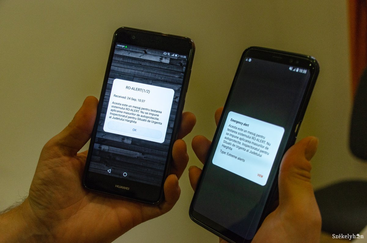 Péntek reggel az ország több régiójában is sokan többször megkapták a Ro-Alert rendszeren küldött tesztüzenetet. Képünk illusztráció •  Fotó: Gecse Noémi