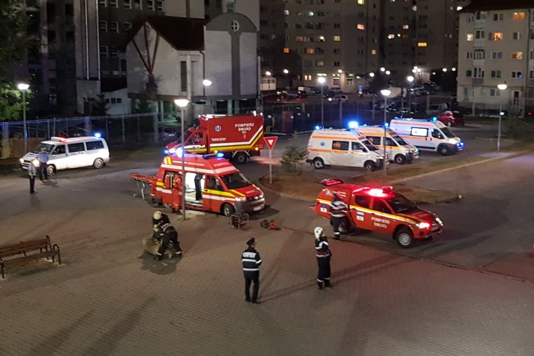 Földrengés okozta vészhelyzet után „mentettek” Csíkszeredában