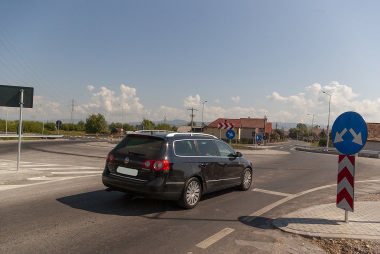 Elkészült a két új körforgalom a taplocai elkerülőútnál