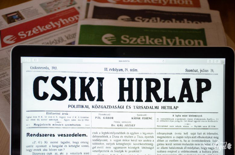 Címlapok egykor és ma •  Fotó: Gecse Noémi