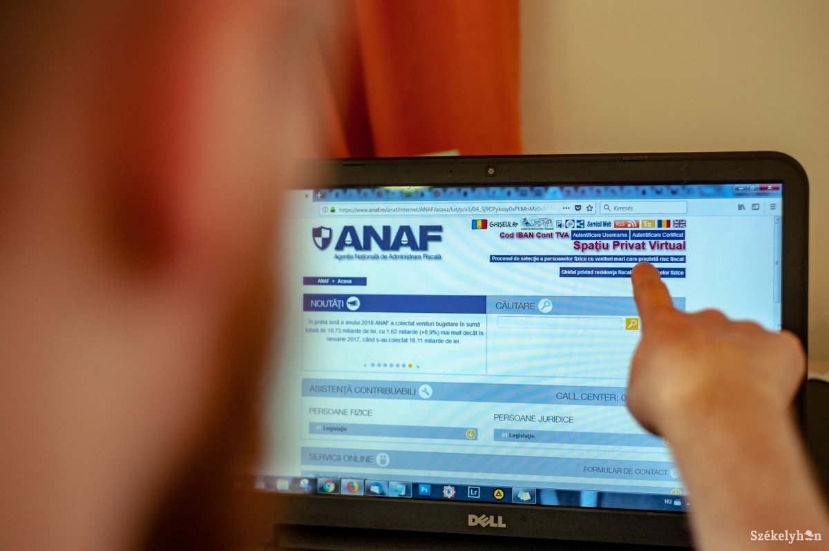Az adóhatóság ténylegesen hasznos és hatékony reformja az SPV (Spațiul Privat Virtual) nevű online rendszer bevezetése volt •  Fotó: Gecse Noémi