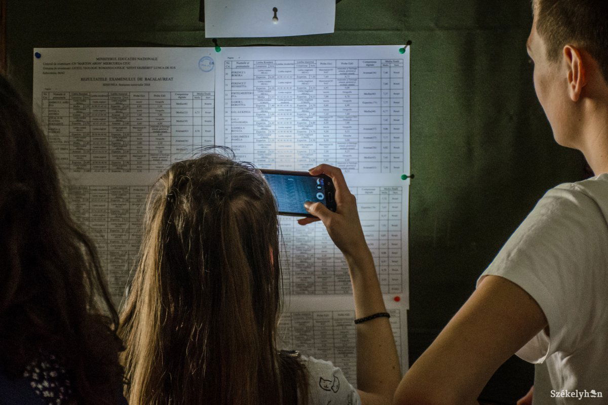 Az eredmények megfellebbezése után még emelkedhet a megyei átmenési arány •  Fotó: Pinti Attila