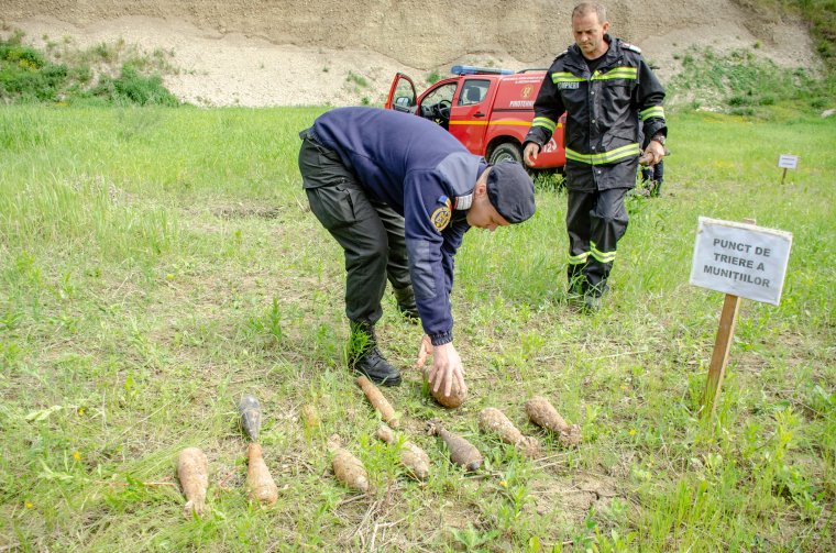 Felrobbantották a november óta Hargita megyében talált világháborús robbanóeszközöket