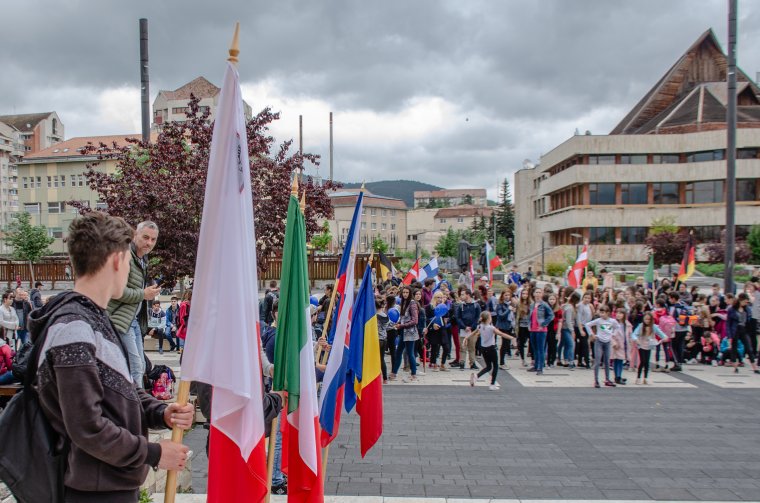 Európa-nap villámcsődülettel Csíkszeredában