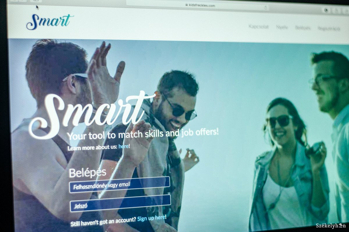 Ezen az online felületen érhető el a képességeket mérő teszt. Segít az álláskeresésben •  Fotó: Gecse Noémi