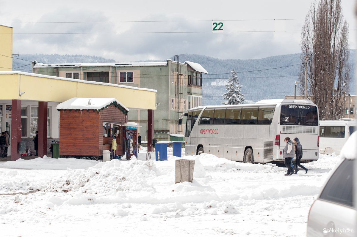 Csíkszereda városvezetése 2011-ben vásárolta meg az autóbusz-állomást •  Fotó: Gecse Noémi