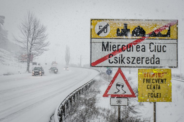 Csíkban a legnagyobb a hó