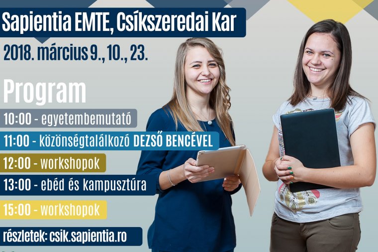 Sapientiás nyílt napok meglepetéssel