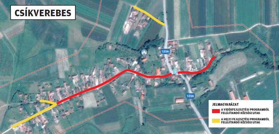 Verebesen sem kell majd földúton járni a beruházások kivitelezése után 