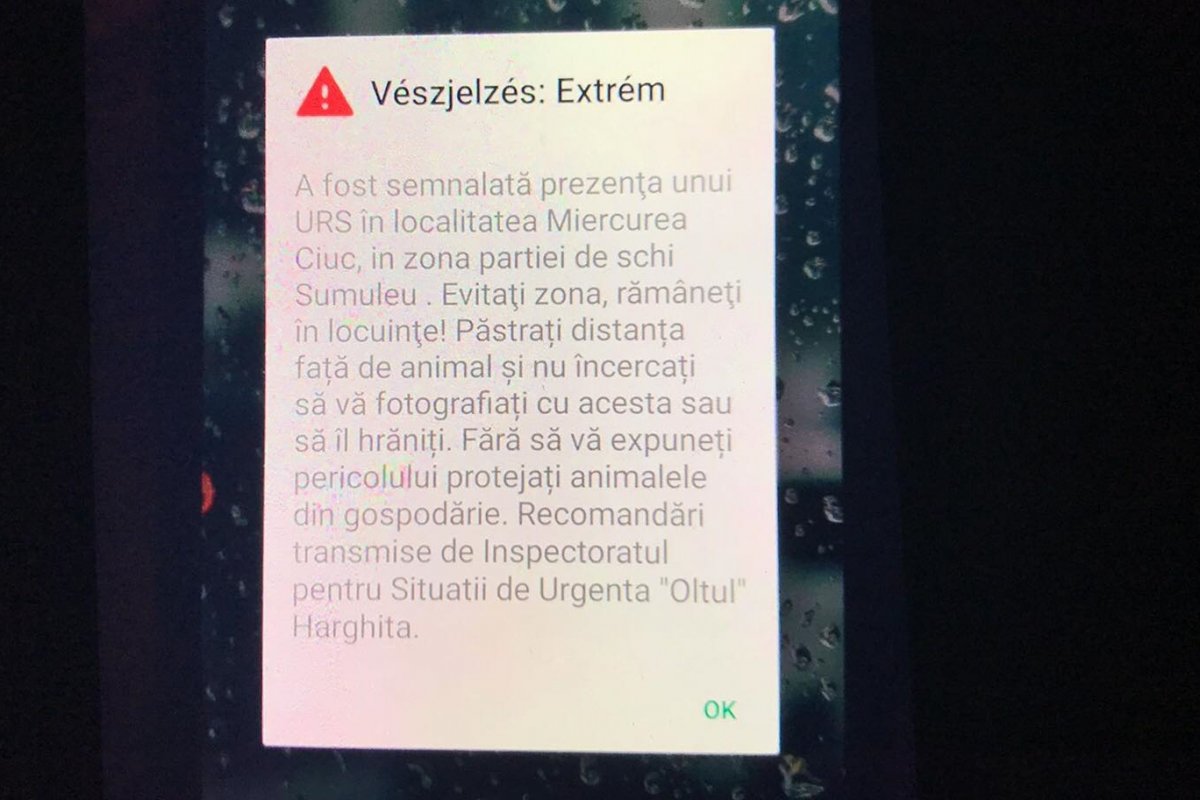 •  Fotó: Olvasónk felvétele
