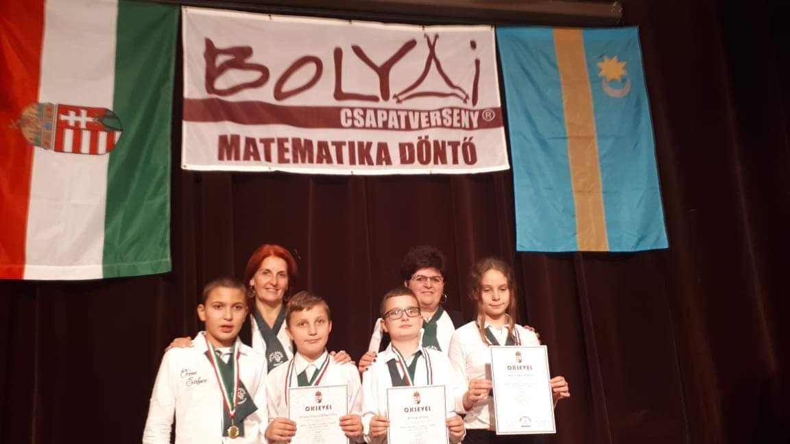 Első helyen a negyedikes EKÁGÉK csapat •  Fotó: Pál Teréz
