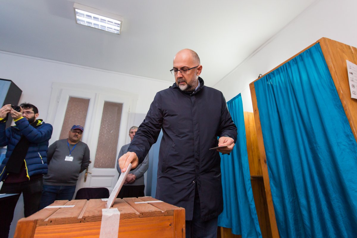 Kelemen Hunor, az RMDSZ elnöke a szavazatok 3,87 százalékát szerezte meg a megmérettetésen •  Fotó: Gábor Lajos
