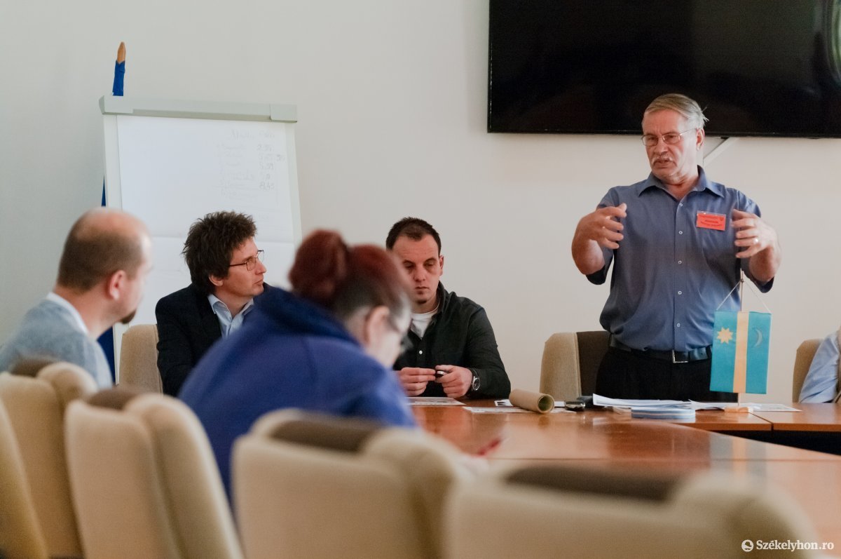 Veres Dávid szerint az autonómiaharcot nem szabad alárendelni a pártharcoknak •  Fotó: Gábos Albin
