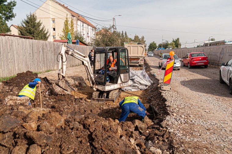 Munkaterületté vált a csíkszeredai Hunyadi János utca egy része