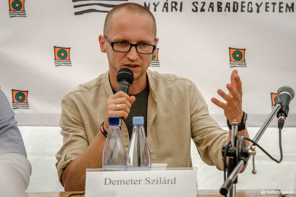 Demeter Szilárd szerint alacsonyabb rendű „lényeknek” tartják a magyarokat •  Fotó: Pinti Attila