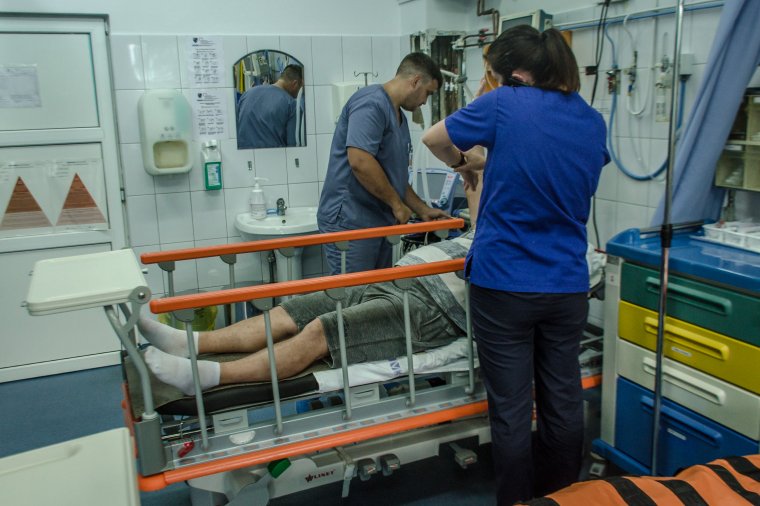 Állandó szolgálatot teljesít egy őrző-védő cég a csíkszeredai sürgősségin